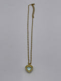 Heart Pendant Necklace 18k Gold Plated