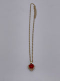 Heart Pendant Necklace 18k Gold Plated