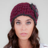 Katie Hat in Burgundy