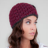 Katie Hat in Burgundy