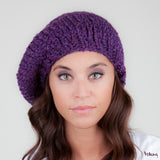 Beret Hat in Purple