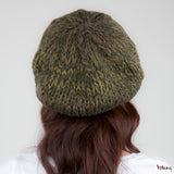 Beret Hat in Khaki Green