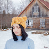 Cat Hat in Mustard Yellow