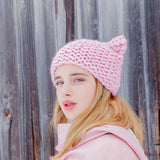 Cat Hat in Light Pink