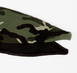 Camouflage Headband, 50s style Retro Headband, Pinup girl headband with bow, Camo Head Wrap