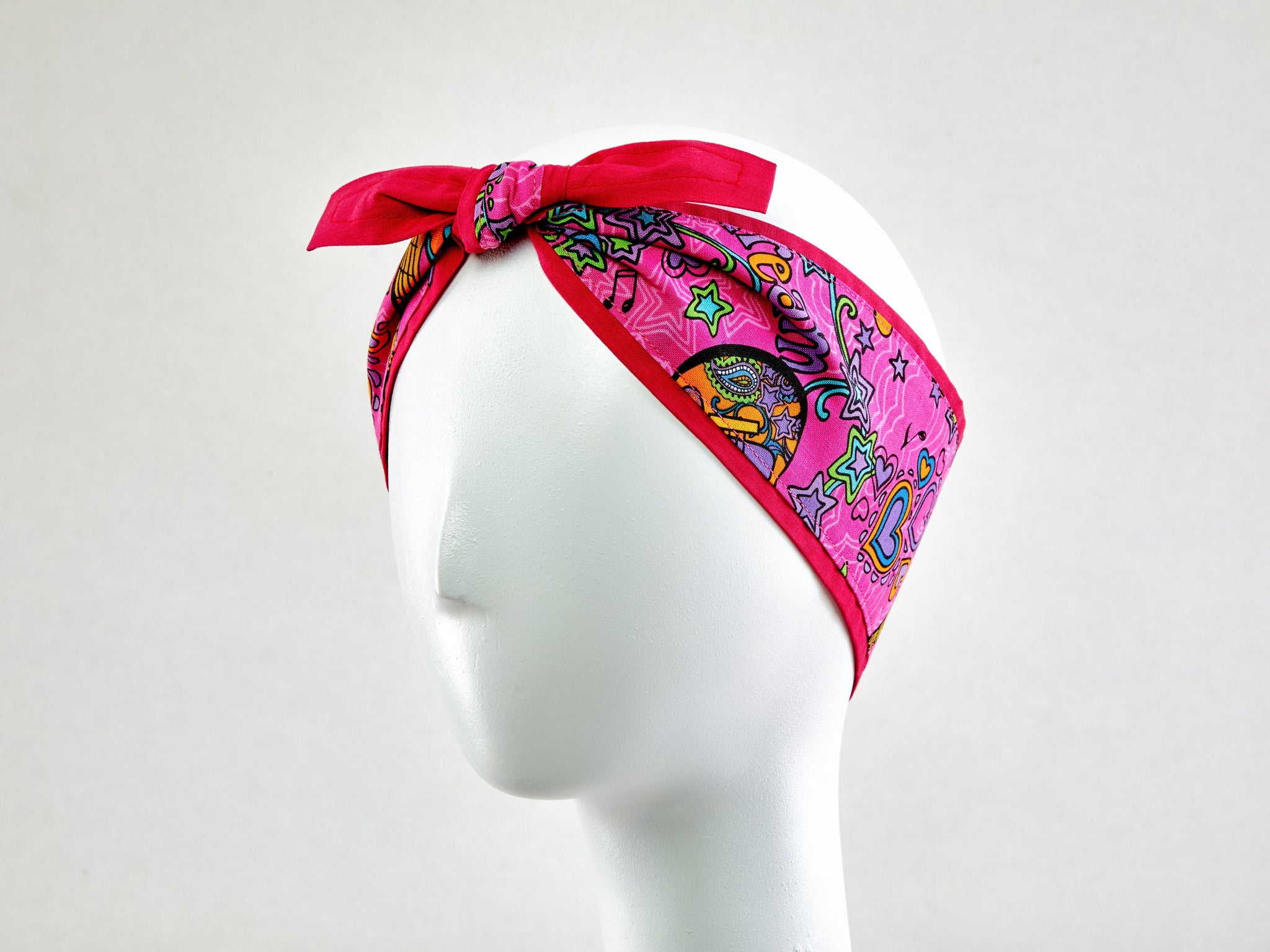 Reversible Headband Ties or Hair Wraps  Vintage style headband, Sewing  headbands, Reversible headband