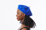 Wool Beret in Cobalt Blue, Royal Blue Beret, Felt beret for winter, Classic beret hat, Retro style beret, Winter Beret